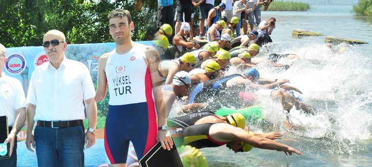 3. Türkiye Triatlon yarışmaları İznik'te nefesleri kesti