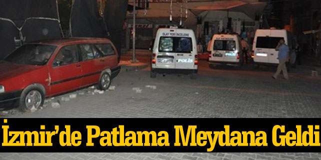 İzmir Bornova ilçesinde iki ayrı patlama meydana geldi