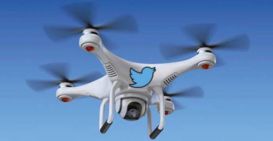 Twitter Drone İle Paylaşım Yapma Uygulaması Geliştiriyor