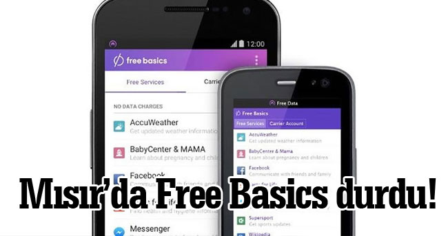 Facebook ücretsiz internet uygulaması Free Basics Mısır'da kapatıldı!
